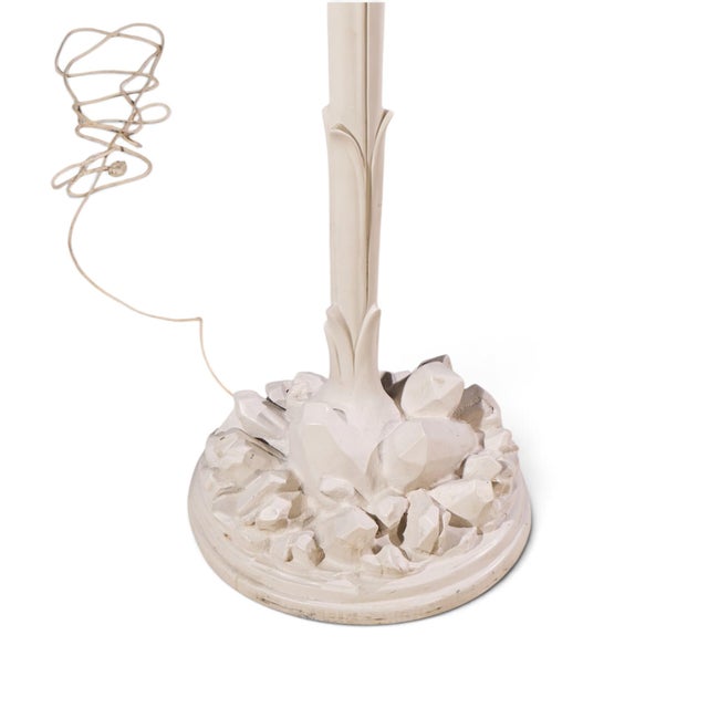 Serge Roche Style Mid Century Palm Tree Lamp For Sale - Image 10 of 10