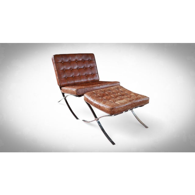 Set of Halo Armchair and Ottoman in Leather by Timothy Oulton, 2010s For Sale - Image 17 of 17