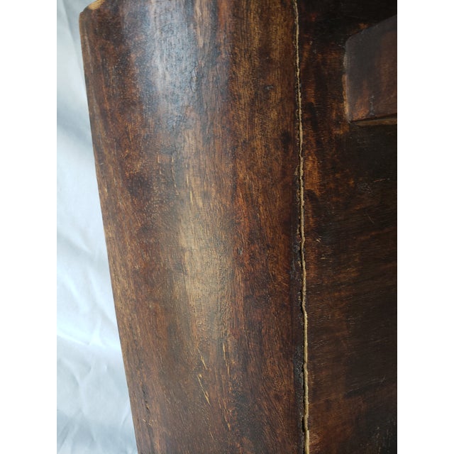Wood Antique 19thC Chinese Winged Elm Kang Table / Wabi-Sabi Coffee Table Riser For Sale - Image 7 of 8