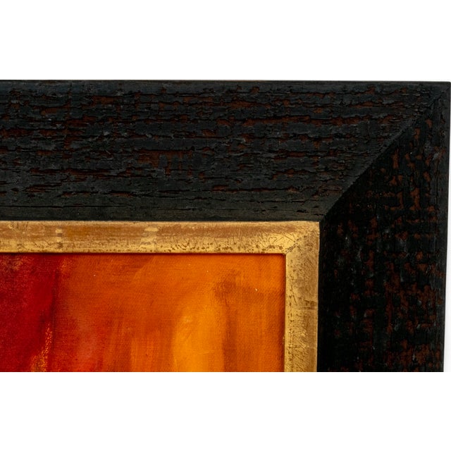 Vintage Mid-Century Expressionist Oil Painting Portrait of a Blonde Woman by Z Pintel, Framed For Sale - Image 13 of 16