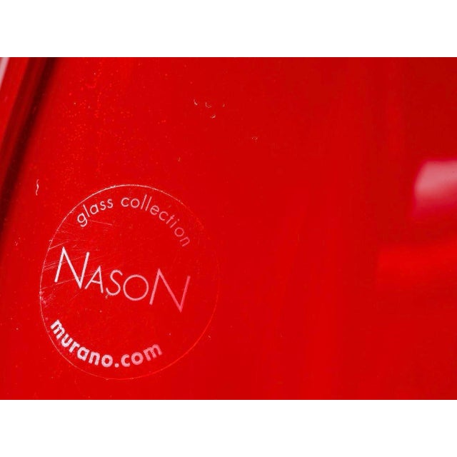 Mid-Century Modern Large Carlo Nason for v. Nason & C. "Fiapi" Murano Glass Incalmo Vase For Sale - Image 3 of 9