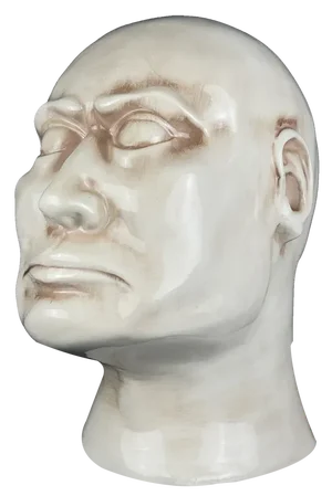 Large Ceramic Bust of Man, Italy, 1970s