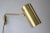 Gold Mid-Century Minimalist Brass Wall Lamp, 1960s-1970s For Sale - Image 8 of 9