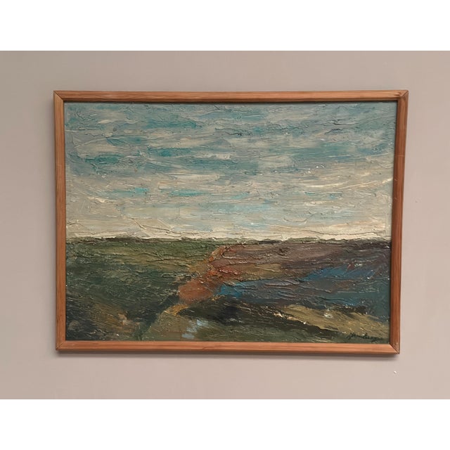 Swedish School, Scanian Plains, 1960s, Oil on Panel, Framed For Sale - Image 17 of 18