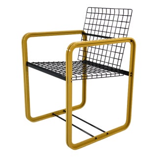 Quadra Dining Chair by Gigante, Zambusi & Boccato for Seccose, 1980s For Sale