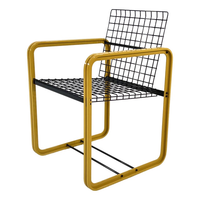 Quadra Dining Chair by Gigante, Zambusi & Boccato for Seccose, 1980s For Sale