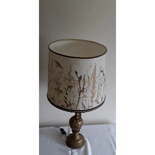 Vintage Pineapple Lamp in Plastic and Metal, 1990s For Sale - Image 3 of 7