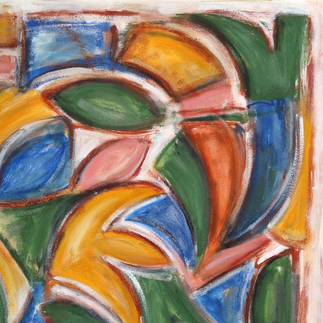 2020s The Wellspring III - Large Original Green Abstract Oil Painting on Canvas by Harrison Gilman For Sale - Image 5 of 9