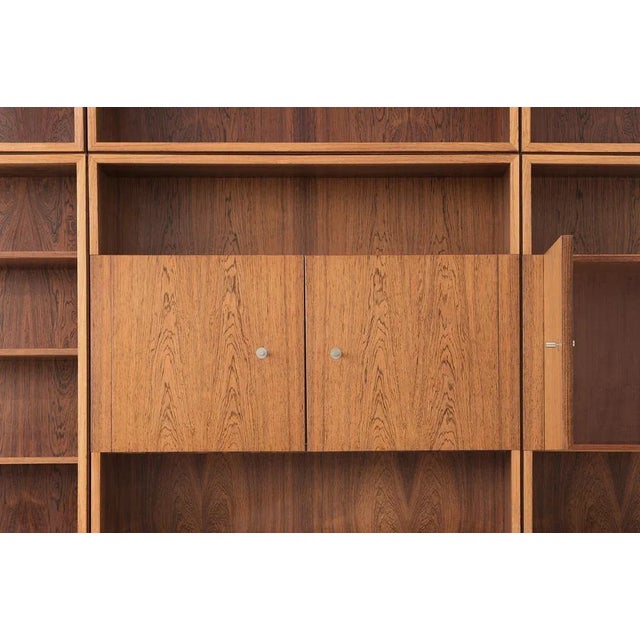 German Rosewood Wall Unit from Perfecta, 1960s For Sale - Image 6 of 18