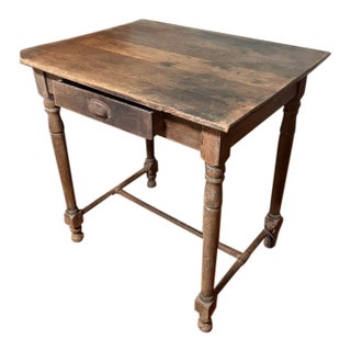 1909 Us Postal Antique Federal Work Table Desk - Stamped For Sale
