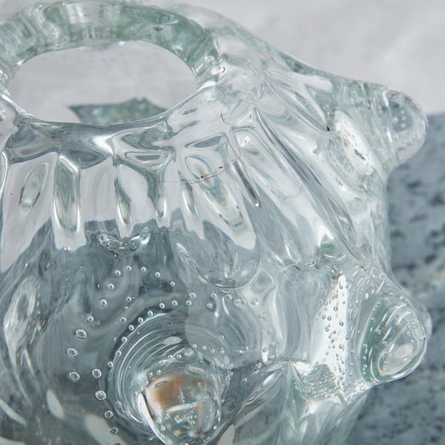 Glass Mugnoni' Murano Glass Vase by Ercole Barovier, Italy 1938 For Sale - Image 7 of 18