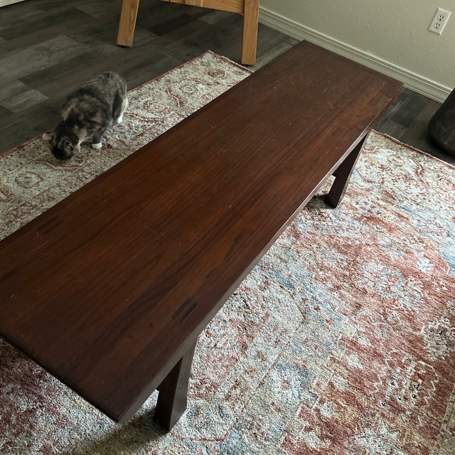 Purchased in 2010 and in very good condition. Can be used as a coffee table or bench.