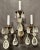 Late 19th Century Rock Crystal, Tole And Wrought Iron Wall Sconces - a Pair For Sale - Image 4 of 10