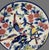 Mid 20th Century Vintage Hand Painted Colorful Floral Birds Asian Platter, Japan For Sale - Image 5 of 9