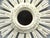 White Organic White-Washed Carved Wood Sunburst Mirror For Sale - Image 8 of 11