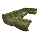 Set of 5 Togo Modular Sofa by Michel Ducaroy for Ligne Roset, 1970s For Sale