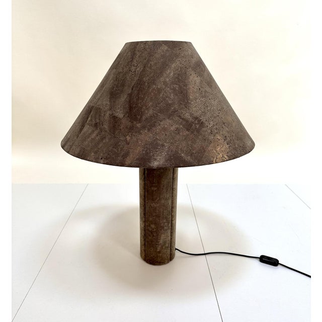 Modern Large Cork Table Lamp by Ingo Maurer for Design M, 1970s For Sale - Image 3 of 18