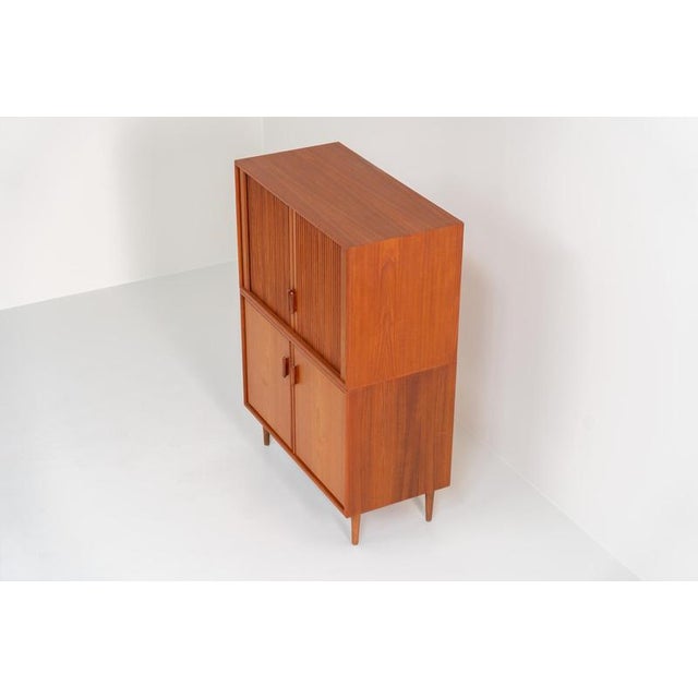 1960s Highboard with Tambour Doors by Heinrich Riestenpatt, 1960s For Sale - Image 5 of 16