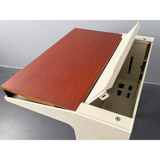 Height-Adjustable Desk by Luigi Colani for Flötotto, Germany, 1970s, in Very Good conditions. Designed 1970 to 1979 This...