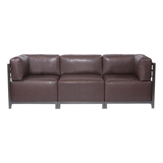 Axis 3pc Sectional Avanti Pecan Titanium Frame For Sale