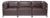 Axis 3pc Sectional Avanti Pecan Titanium Frame For Sale