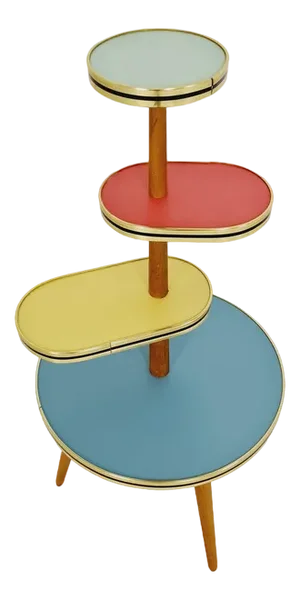 Vintage German Plant Stand, 1950s