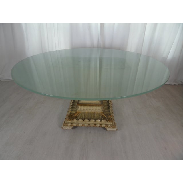 Brown 19th Century Neoclassical Italian Dining Table Base For Sale - Image 8 of 9