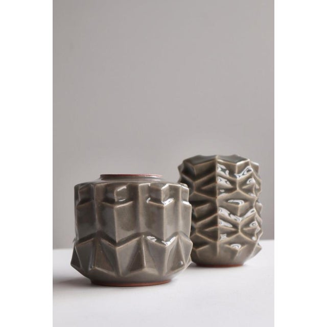 Stoneware Vases by Melike Ababyianik for Royal Copenhagen, Denmark, 1960s, Set of 2 For Sale - Image 3 of 17