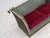 Danish 2-Seater Drop Arm Spanish Sofa in Green and Red Velour, 1970s For Sale - Image 6 of 18