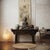 18.5" Gray Brown Distressed Marks Stone Sitting Buddha Statue For Sale - Image 9 of 10