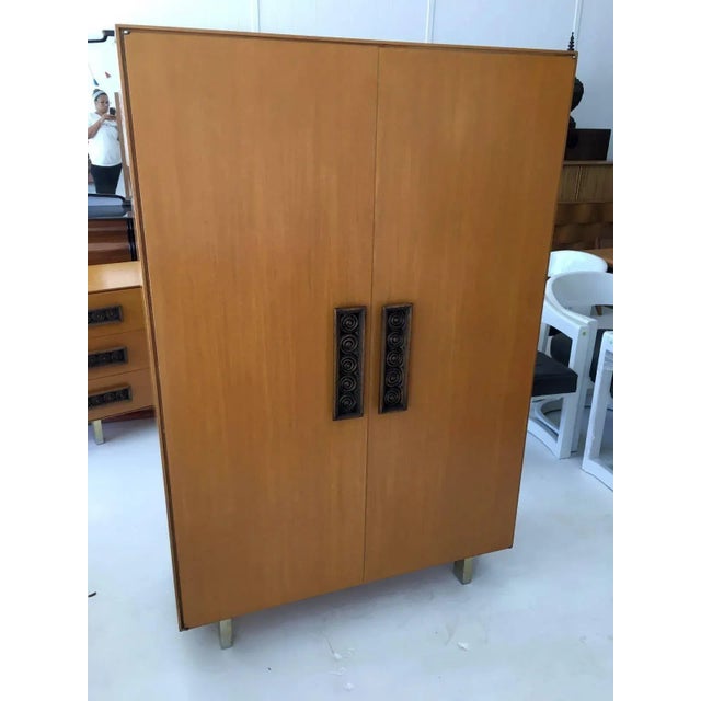 Vladimir Kagan Early and Rare Armoire by Vladimir Kagan For Sale - Image 4 of 6