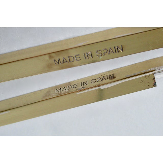 C.1980's Hinson Brass Plated Swing Arm Sconces - Pair For Sale - Image 13 of 18