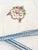 Vintage Hand Embroidered Floral Cotton Dinner Napkins – Blue Stitch Trim, Cottage Style (Set of 10) For Sale In Louisville - Image 6 of 12