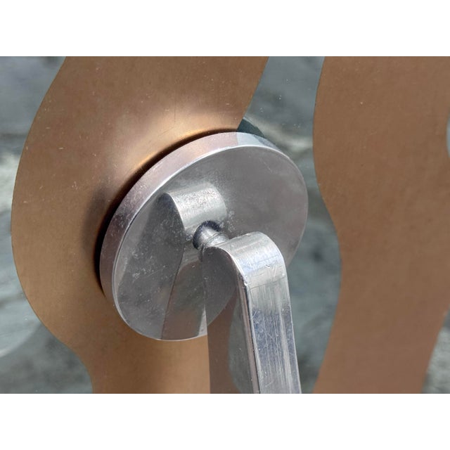 Post Modern Fiam Italia Mirrored + Glass Wall Divider For Sale - Image 12 of 12