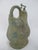 Chinese Bronze Ware Dynasty Kettle Cockscomb Flask With Archaic Horse Design For Sale - Image 12 of 14