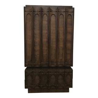Canadian Brutalist Armoire For Sale