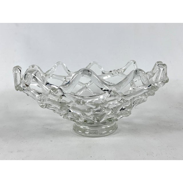 Large Art Deco Murano Glass Centerpiece from Barovier and Toso, Italy, 1940s For Sale - Image 15 of 15
