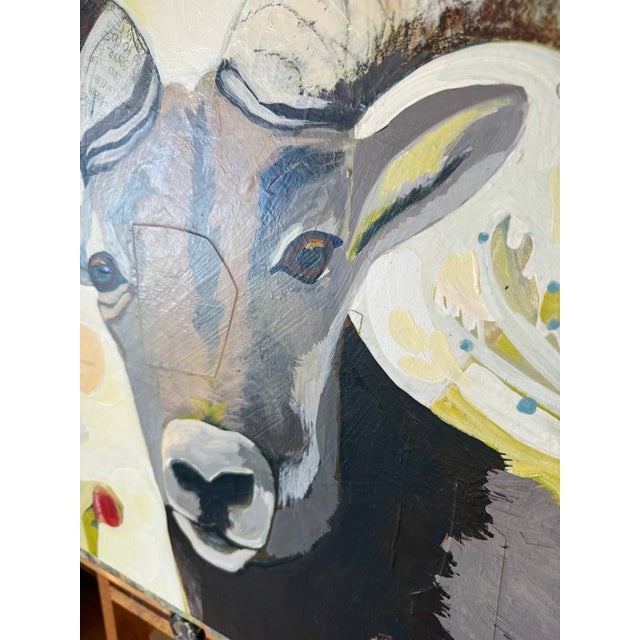 "Ram Stare" a Ram Painting For Sale - Image 11 of 12