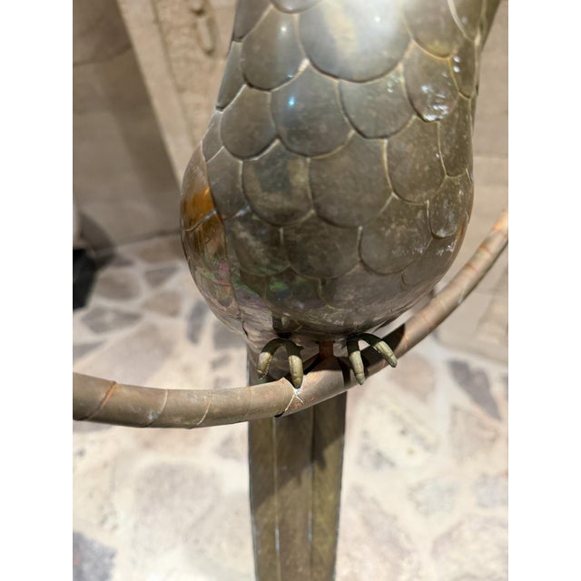 Sergio Bustamante Hanging Parrot Sculpture Arts Craft Mid-Century Modern For Sale - Image 10 of 16