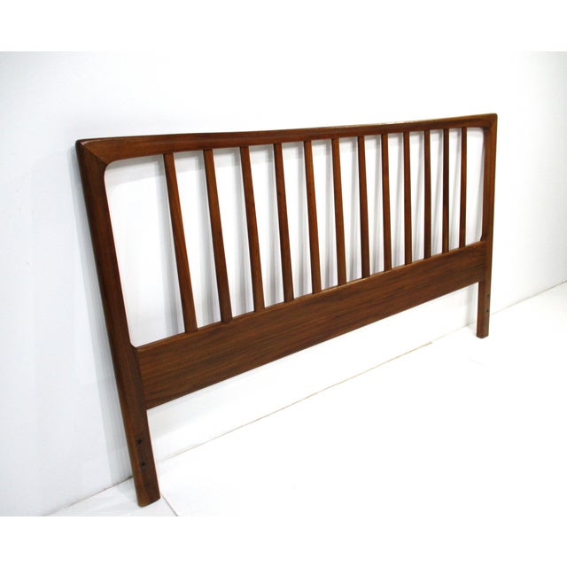 Folke Ohlsson Teak Queen Headboard by Dux Denmark For Sale - Image 9 of 10