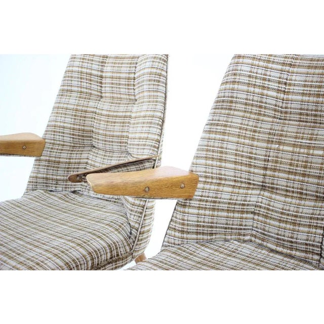 Wood Set of Armchairs, Czechoslovakia, 1960s For Sale - Image 7 of 10