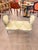 Vintage French Louis XV Double-Ended Settee upholstery For Sale - Image 4 of 6