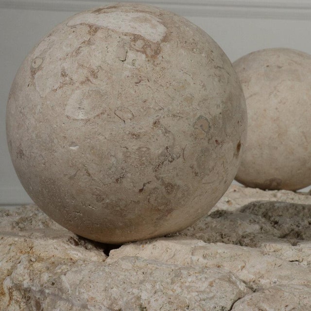 Post Modern Round Mactan Stone Side Table Chairish