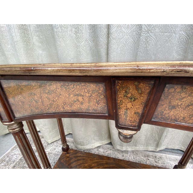 Theodore Alexander Eglomise Console by Theodore Alexander For Sale - Image 4 of 13