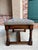 Brown Antique English Oak Bench Upholstered Window Seat Jacobean Revival C1920 For Sale - Image 8 of 18