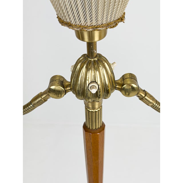 Modern Floor Lamp in Mahogany, Sweden, 1940s For Sale - Image 6 of 12