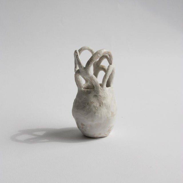 Mini Blanc Vase by Anja Marschal For Sale - Image 4 of 9