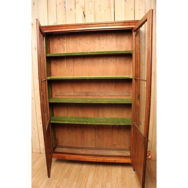 Wood Antique Bookcase in Cherry Wood, 1800s For Sale - Image 7 of 11