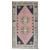 1970s Turkish Oushak Handmade Wool Cotton Pink Area Rug For Sale