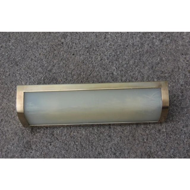 Mid-Century Modern Italian Acrylic Glass Wall Light, 1950s For Sale - Image 3 of 6